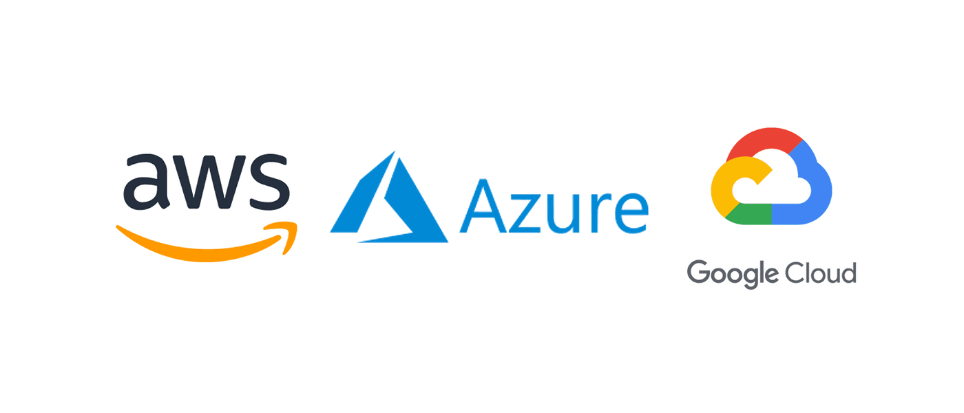 Cloud services across Azure, AWS and GCP